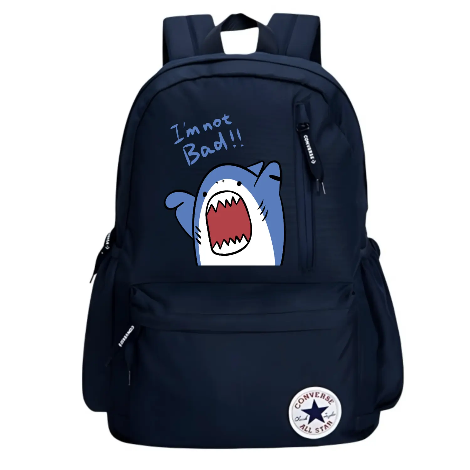 

Converse Полиэстеровый рюкзак обычный унисекс темно-синий, Shark