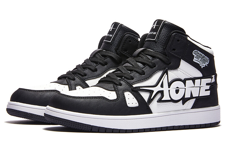 

Кроссовки A1 Skateboarding Shoes Unisex High-top, черный/оранжевый