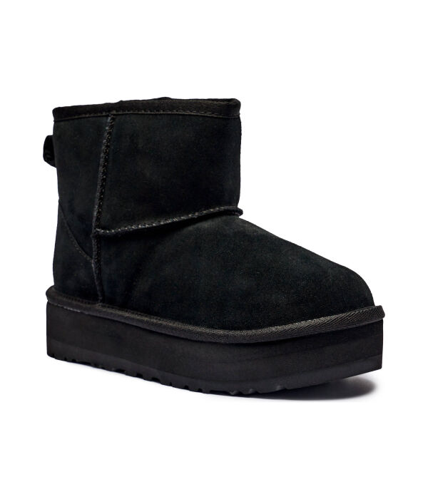 

Угги детские Ugg с добавлением шерсти на толстой подошве, черный
