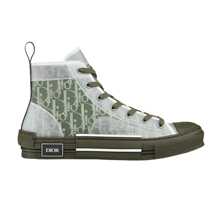 

Кроссовки Dior B23 High Dior Oblique - Olive, зеленый