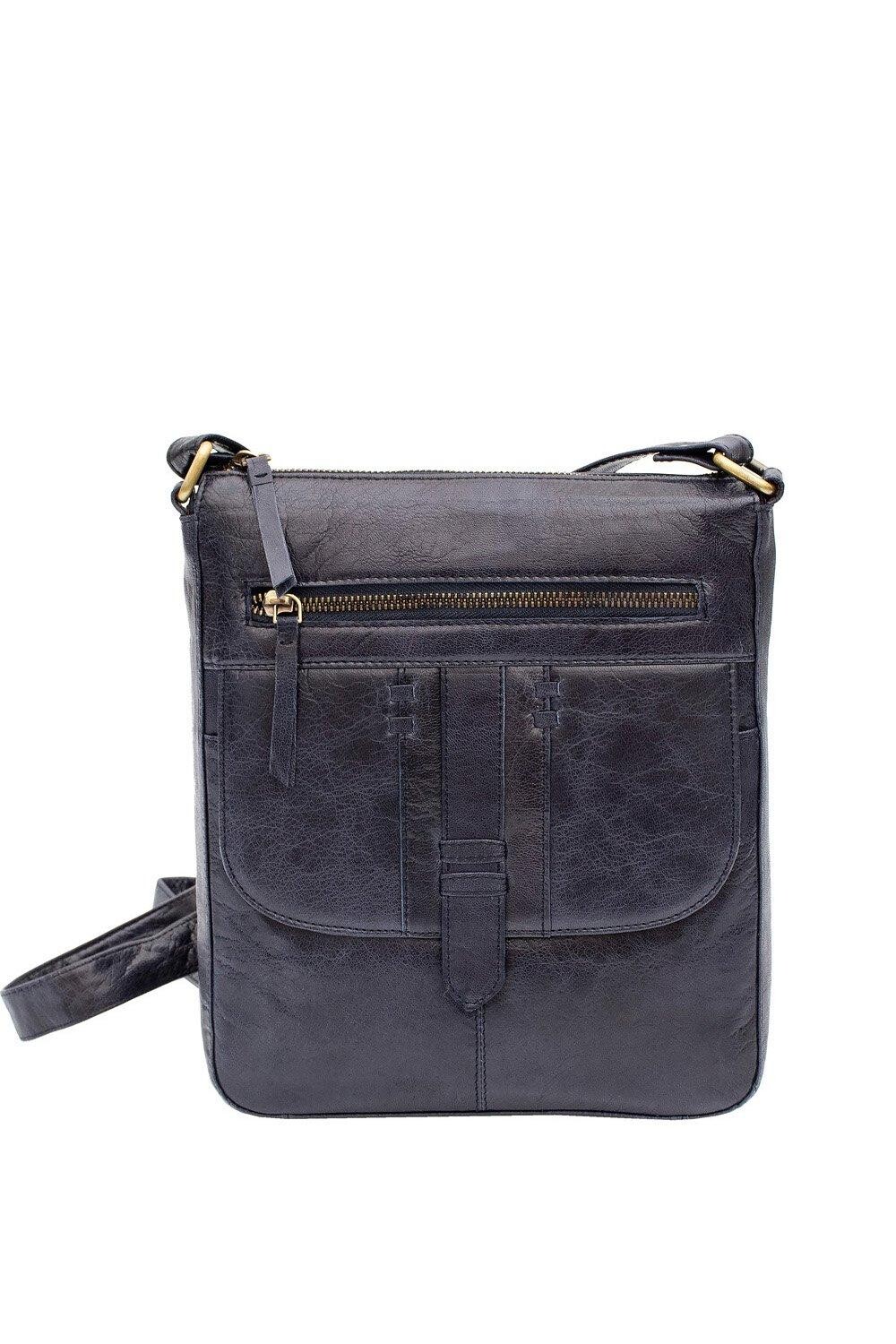 

Большая кожаная сумка через плечо Arizona PRIMEHIDE, темно-синий