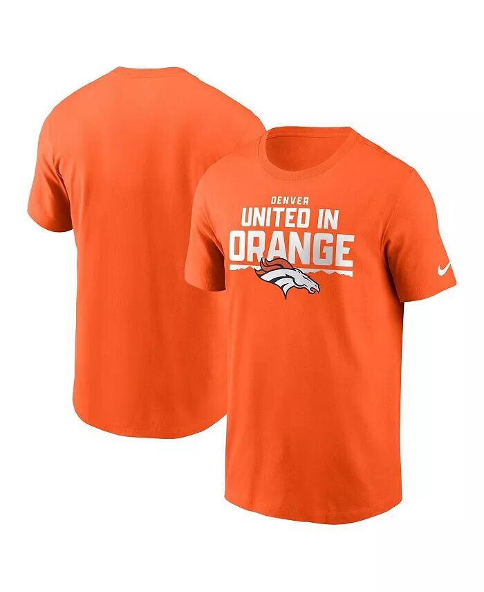 

Мужская оранжевая футболка Denver Broncos Local Essential Nike