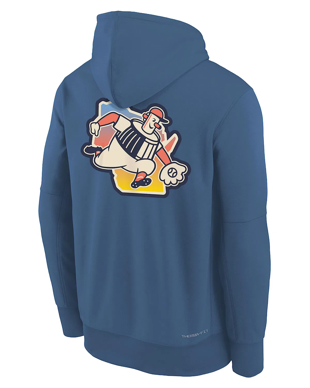 Детская Nike Therma-FIT MLB толстовка Milwaukee Brewers Authentic Collection City Connect, Navy — фото 2