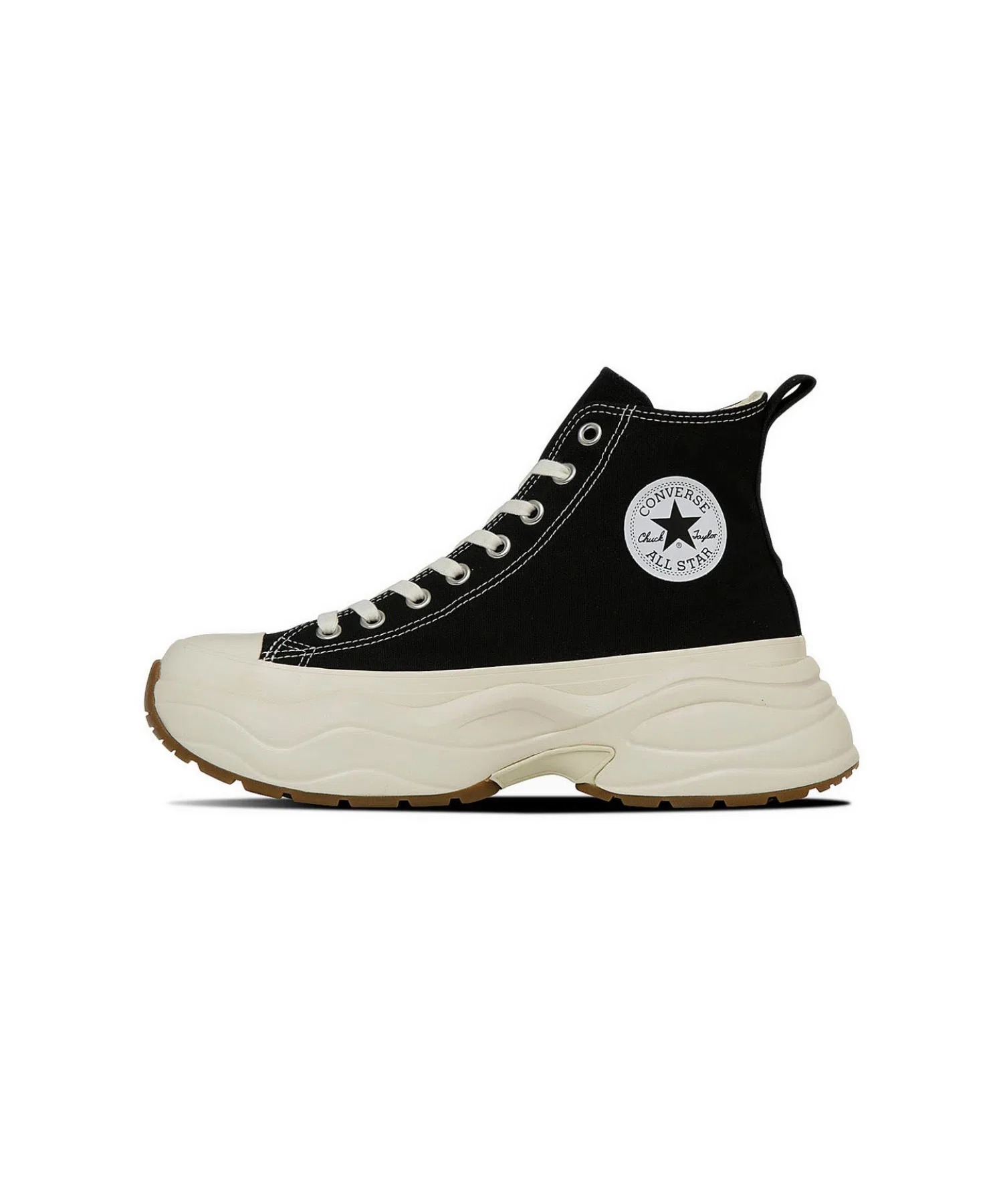 Унисекс кроссовки CONVERSE ALL STAR SURGETRAINER HI на толстой подошве чёрные — фото 2