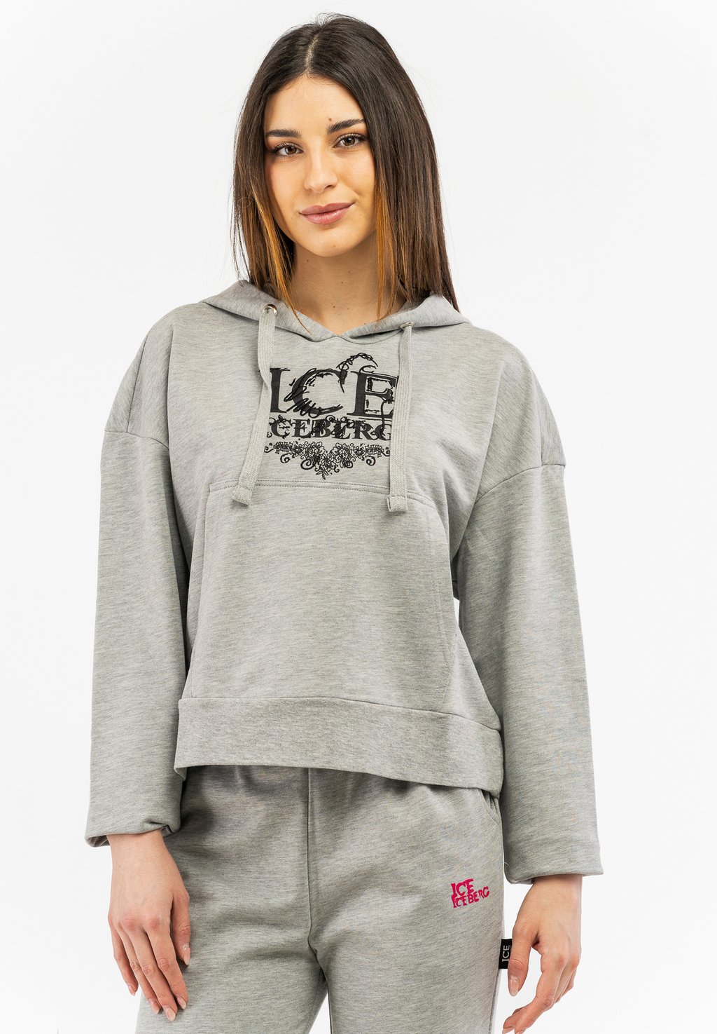 

Толстовка Hoodie ICE ICEBERG, светло-серый