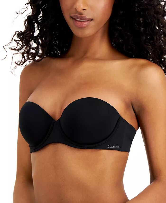 

Женский бюстгальтер без бретелек с эффектом пуш-ап Naked Glamour QF5677 Calvin Klein, черный