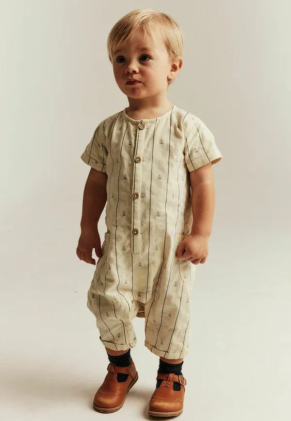 Комбинезон Sailing boat jumpsuit with short sleeves jumpsuit Newbie, белый