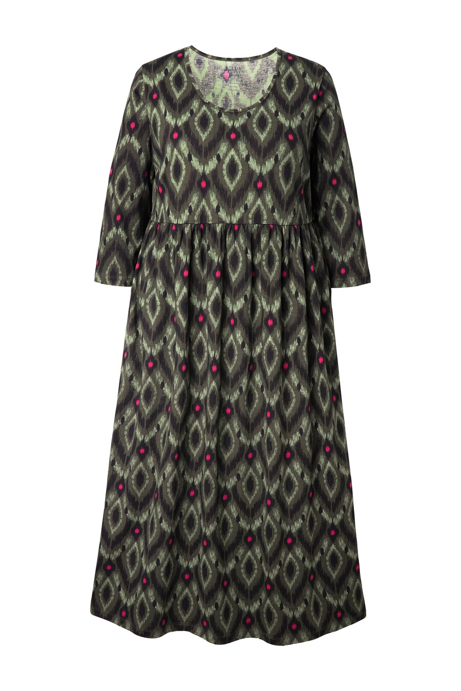 

Макси платье Ulla Popken, Khaki/Olive/Pastel green