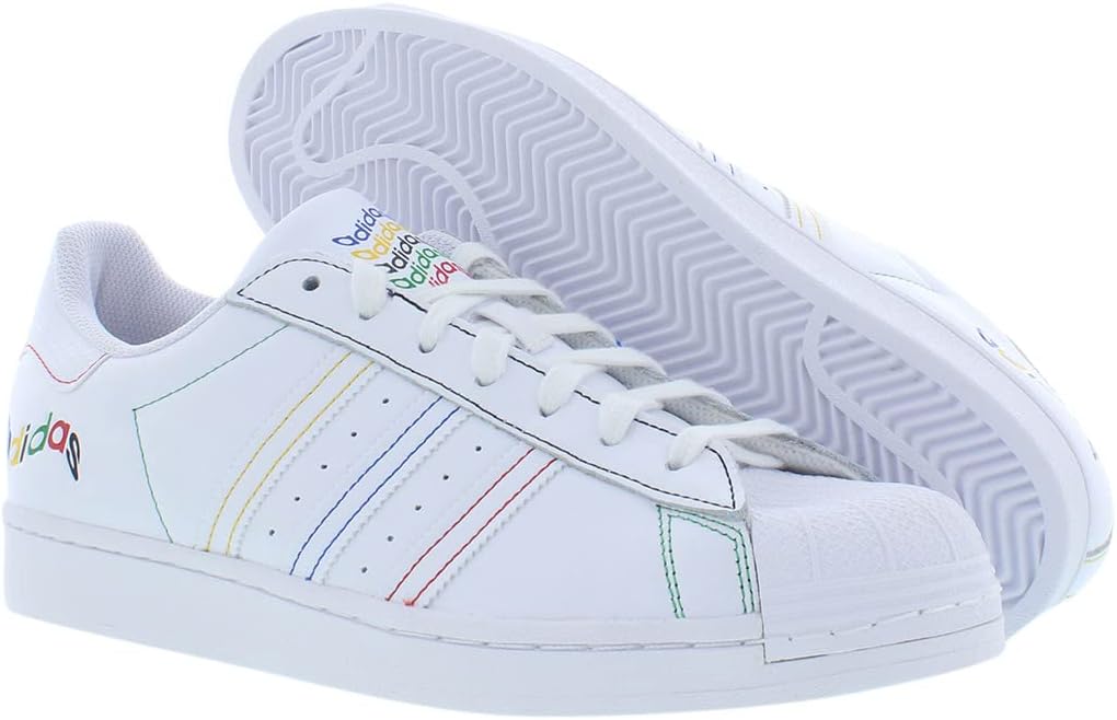 Кроссовки adidas Originals Kids' Superstar Camo J, белый — фото 4