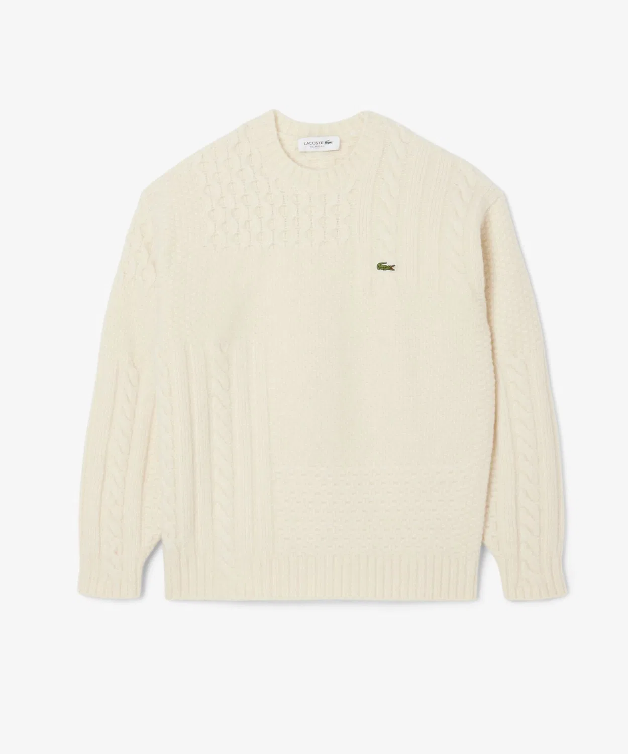 Свитер Woolrich Relax Fit, вязаный, офф-белый — фото 4