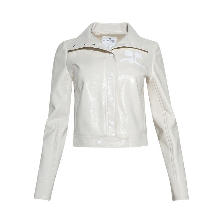 

Куртка Courrèges Vinyl Reedition Jacket Off White, белый