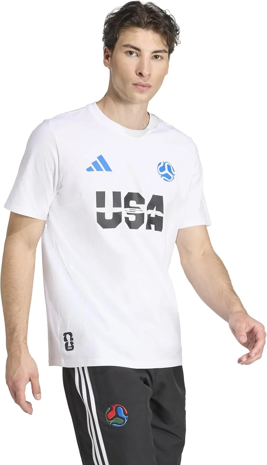 Футболка adidas USA World Cup 2026, White — фото 2