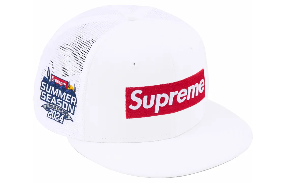 

Кепка Supreme с сеточкой, белый