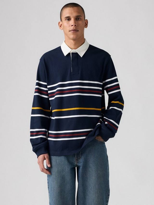 

Хлопковая рубашка регби в классическом крое с полосками Union Levi's, Theo Stripe