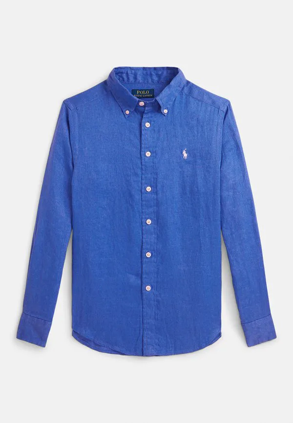 Льняная рубашка 714y Polo Ralph Lauren, Iris Blue