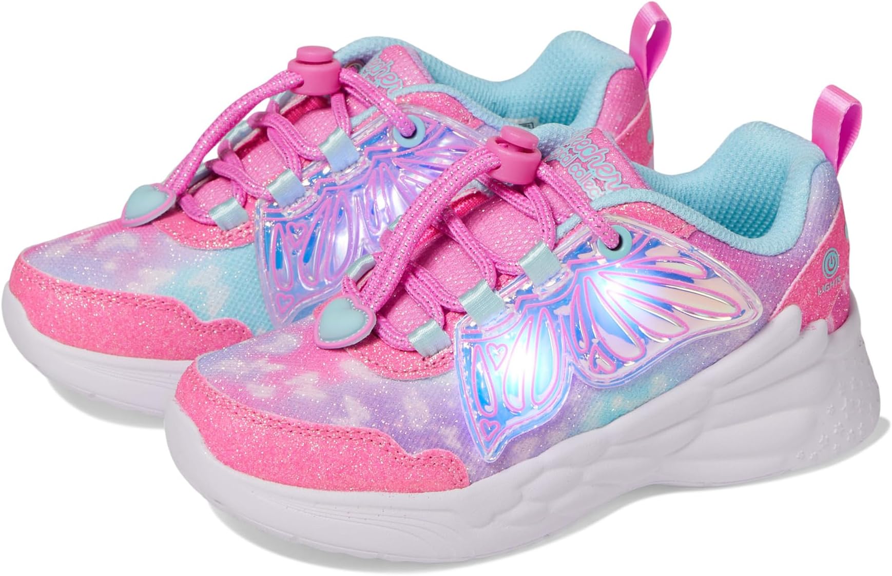 

Кроссовки SKECHERS KIDS Dream Racer - Wing Brites 303055L, Pink/Turquoise