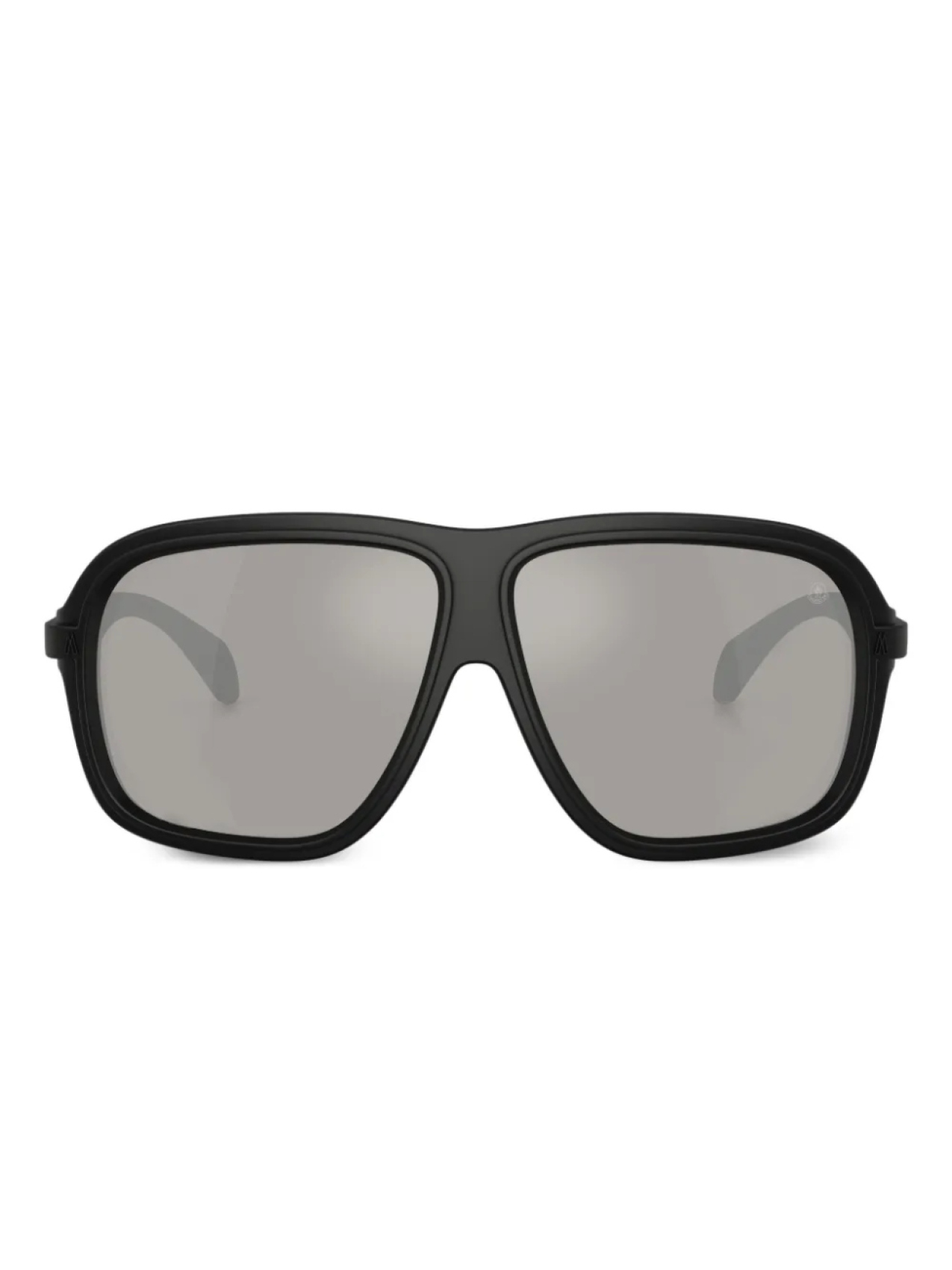 

Moncler Eyewear logo-print солнцезащитные очки, черный