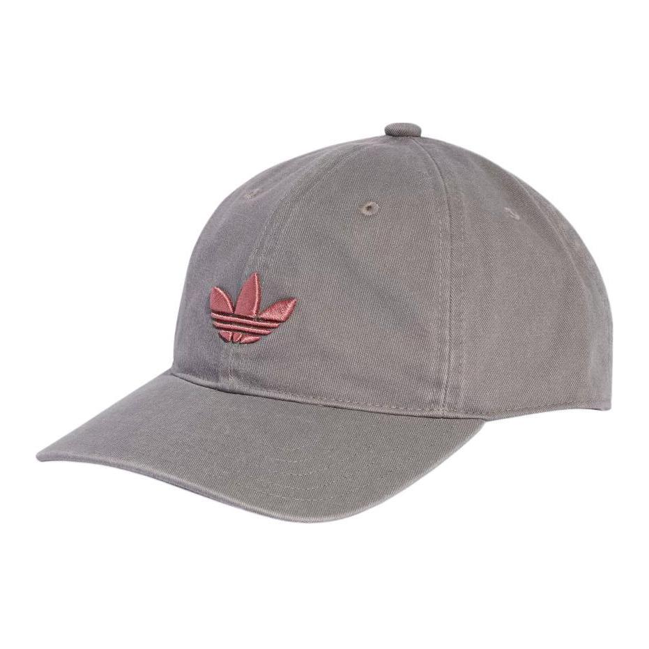 

Adidas Хлопковая бейсболка унисекс коричнево-серая, Gray