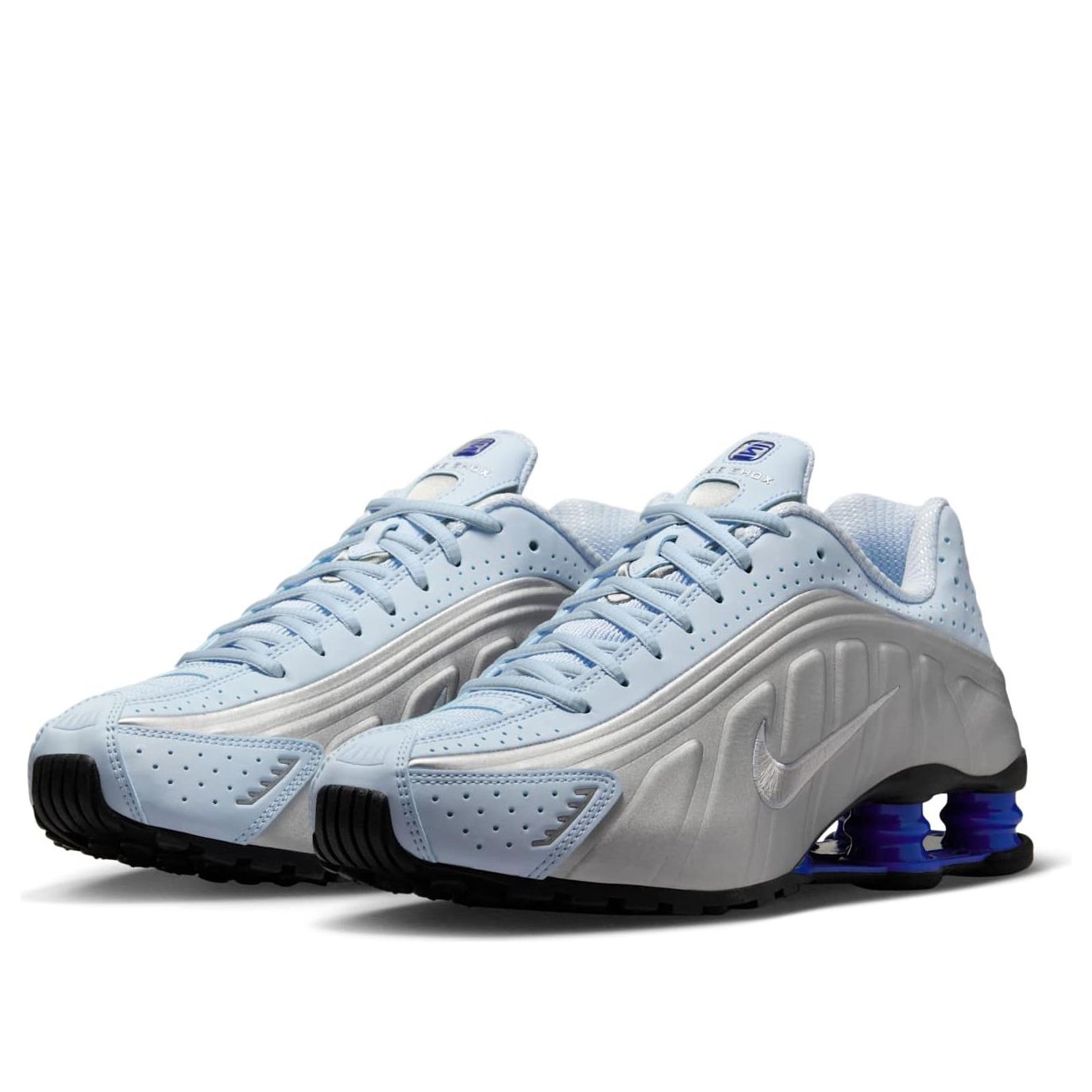 Кроссовки (WMNS) Nike Shox R4 'Blue Tint' — фото 4