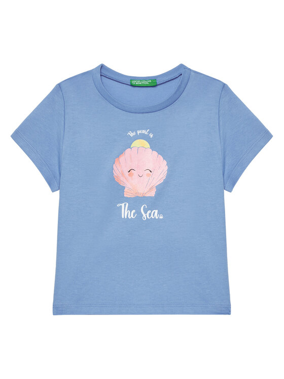 

Футболка обычного кроя 3I1XG10JJ United Colors Of Benetton, синий