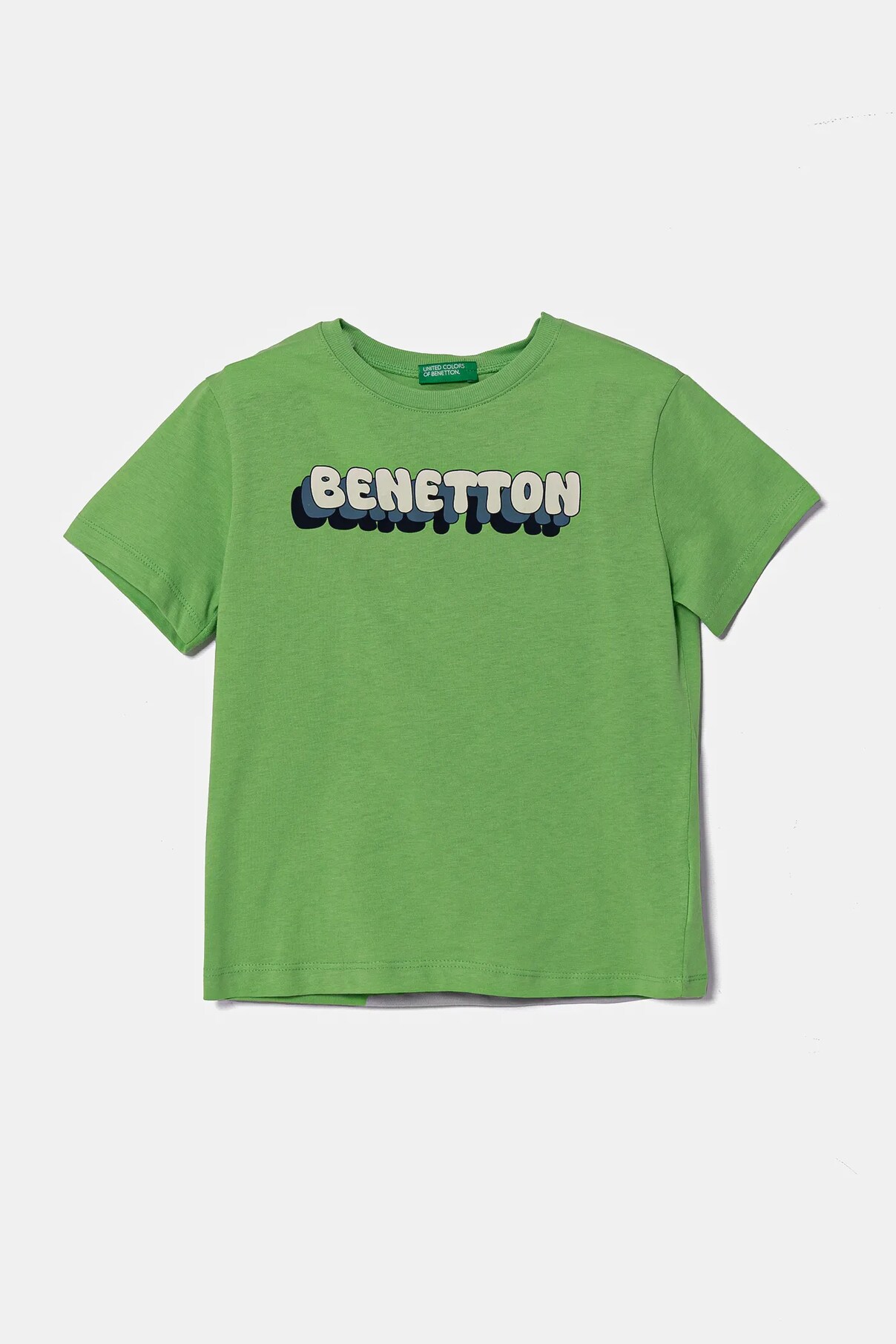 

Футболка из хлопка для детей United Colors Of Benetton, зеленый