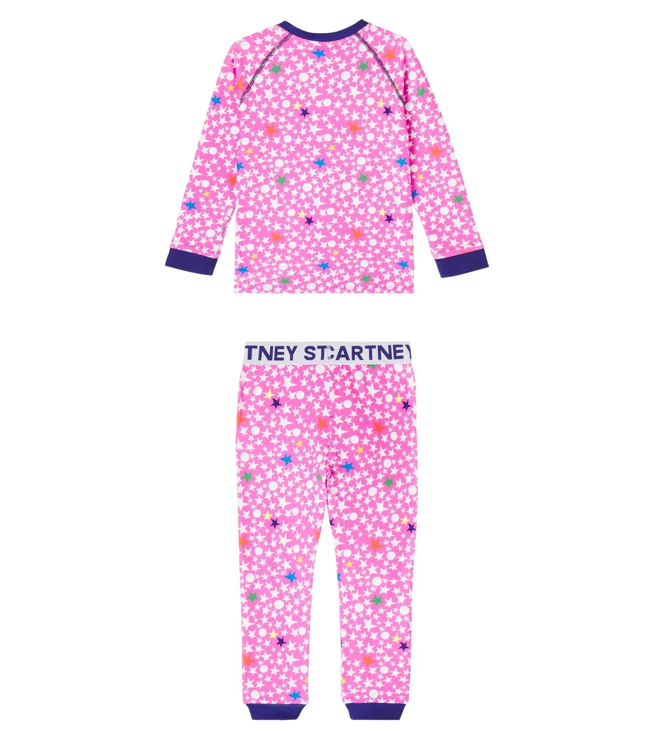 Комплект из технической толстовки и спортивных брюк Stella Mccartney Kids, розовый — фото 3