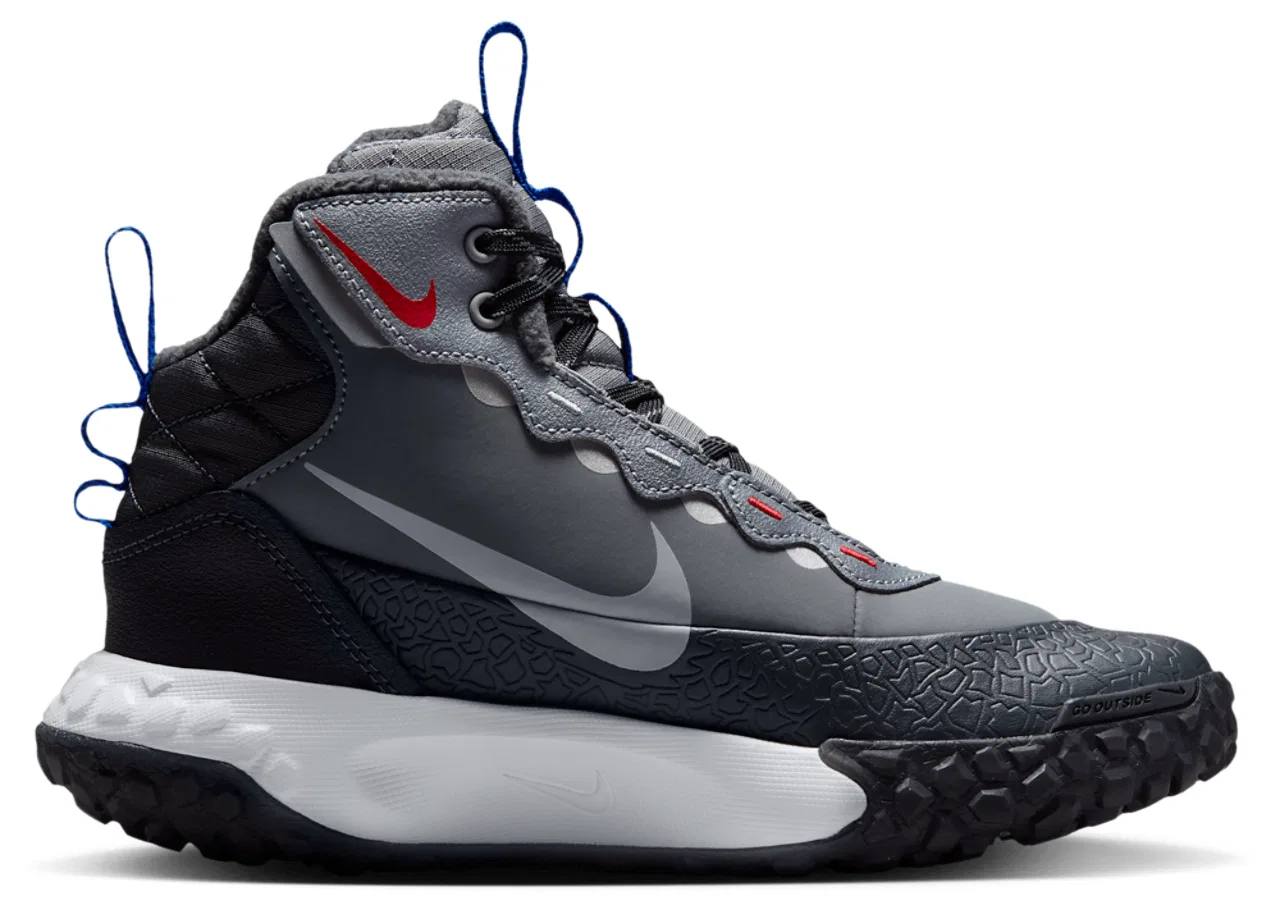 Детские ботинки для мальчиков с текстильным верхом Nike Terrascout, Cool Grey/Pure Platinum/Anthracite