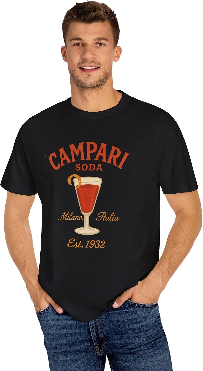 Футболка с принтом Campari Soda Comfort Colors, Black — фото 2