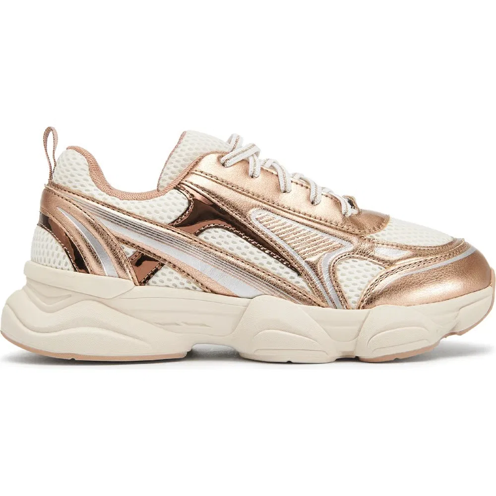 Детские кроссовки J-Radley Steve Madden, Rose Gold/White — фото 2