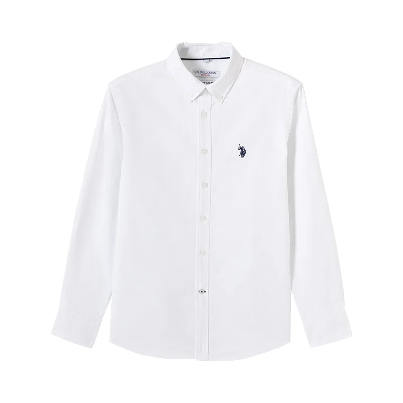 Мужская рубашка с отложным воротником Light Blue U.S. POLO ASSN. — фото 4