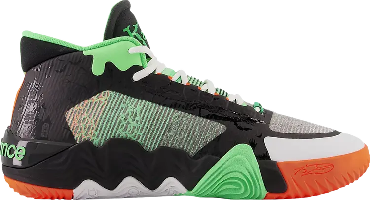 Кроссовки New Balance Goosebumps x KAWHI 2 Big Kid 'Slime', черный — фото 2