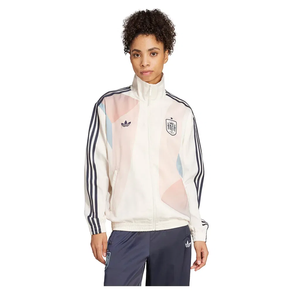 Женская куртка из коллекции Culture Wear с принтом Adidas Spain, White