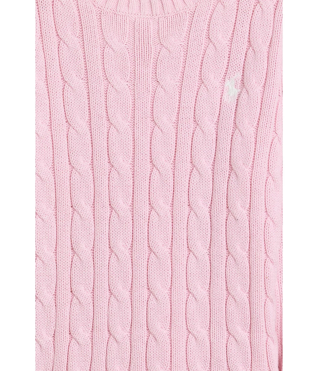 Хлопковый свитер крупной вязки (для детей постарше) Polo Ralph Lauren Kids, Hint Of Pink/Nevis — фото 3