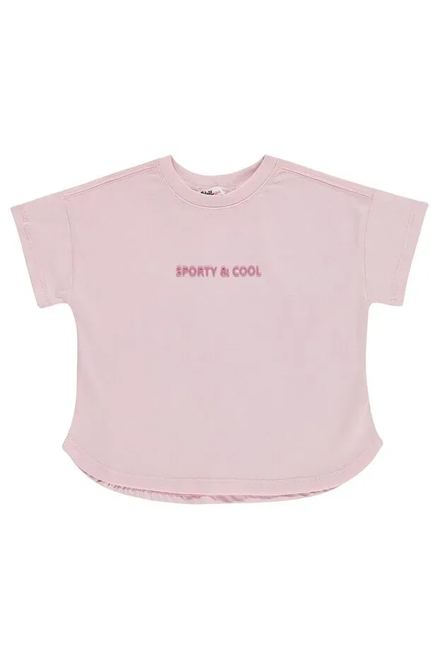Детская футболка для девочек с принтом Sporty&Cool Civil Girls, Pale Lilac