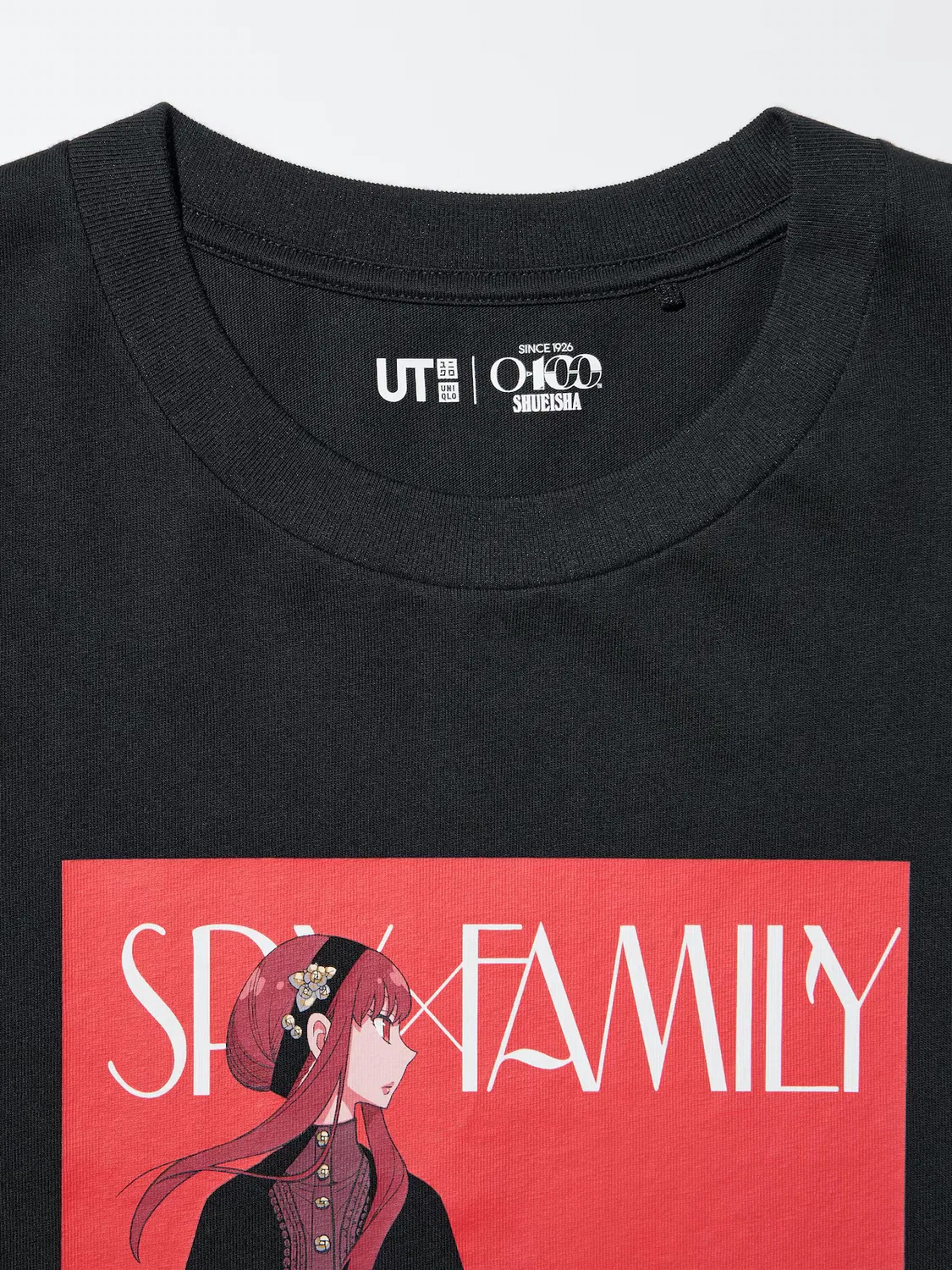 Футболка UniqloManga Ut Shueisha 100th | Spy X Family Short Sleeve Graphic , черный — фото 4