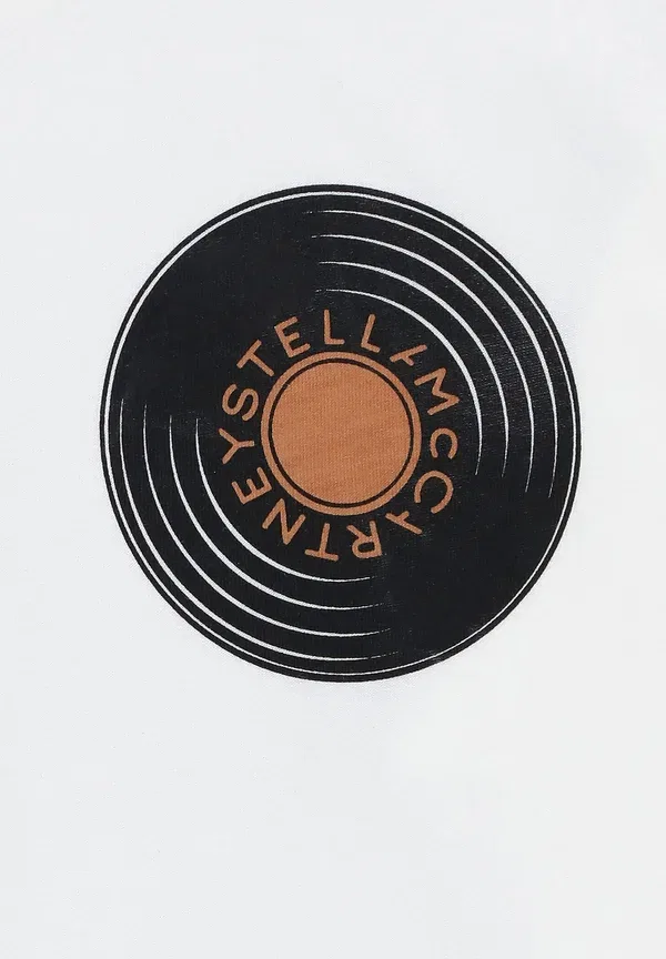 Футболка с принтом Print T-shirt Stella Mccartney Kids, белый — фото 3
