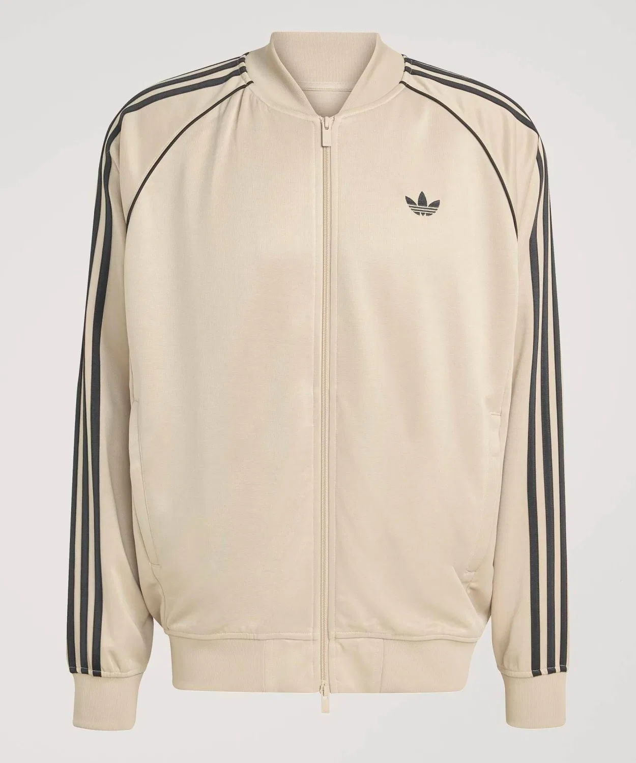 Мужская куртка-трактор с принтом, модель SST Adicolor Classic Loose Adidas, Beige — фото 4