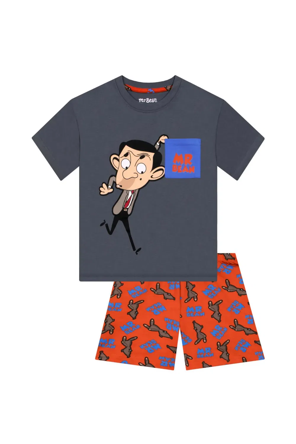 Пижама с коротким рукавом Mr Bean, Grey