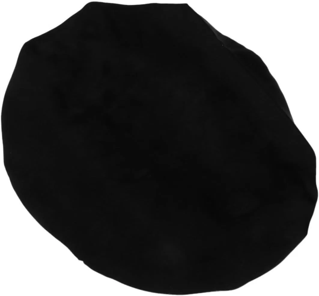 Шапочка для душа CALLARON, из чистого шелка, 3 шт, Black — фото 2