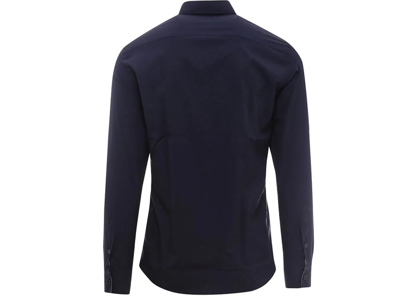 Мужская рубашка с принтом Slim Fit Monogram Motif Burberry, Navy — фото 2