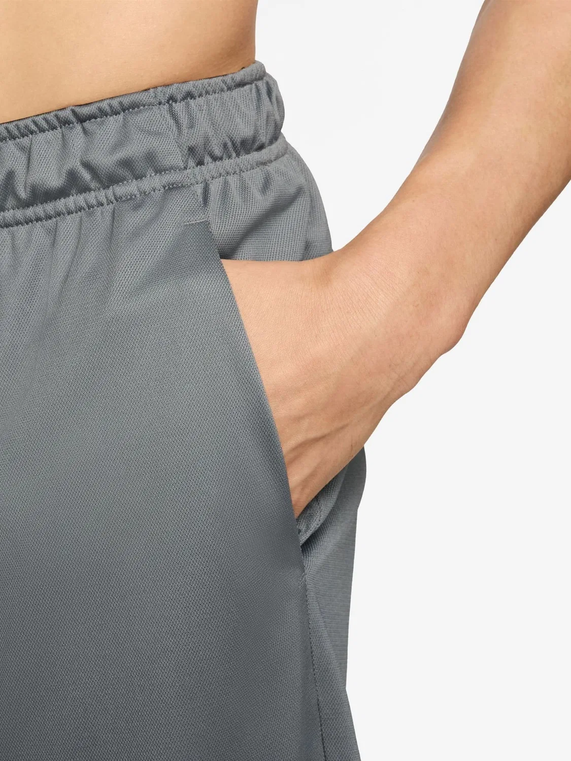 Шорты тренировочные Dri-FIT Flex 9 дюймов Nike, дымчато-серый — фото 4