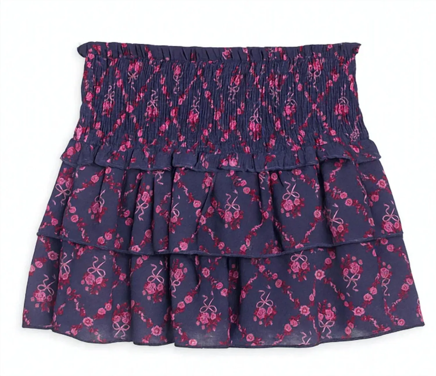 Детская юбка с оборками Bianca Skirt KatieJnyc, Sailboat Trellis