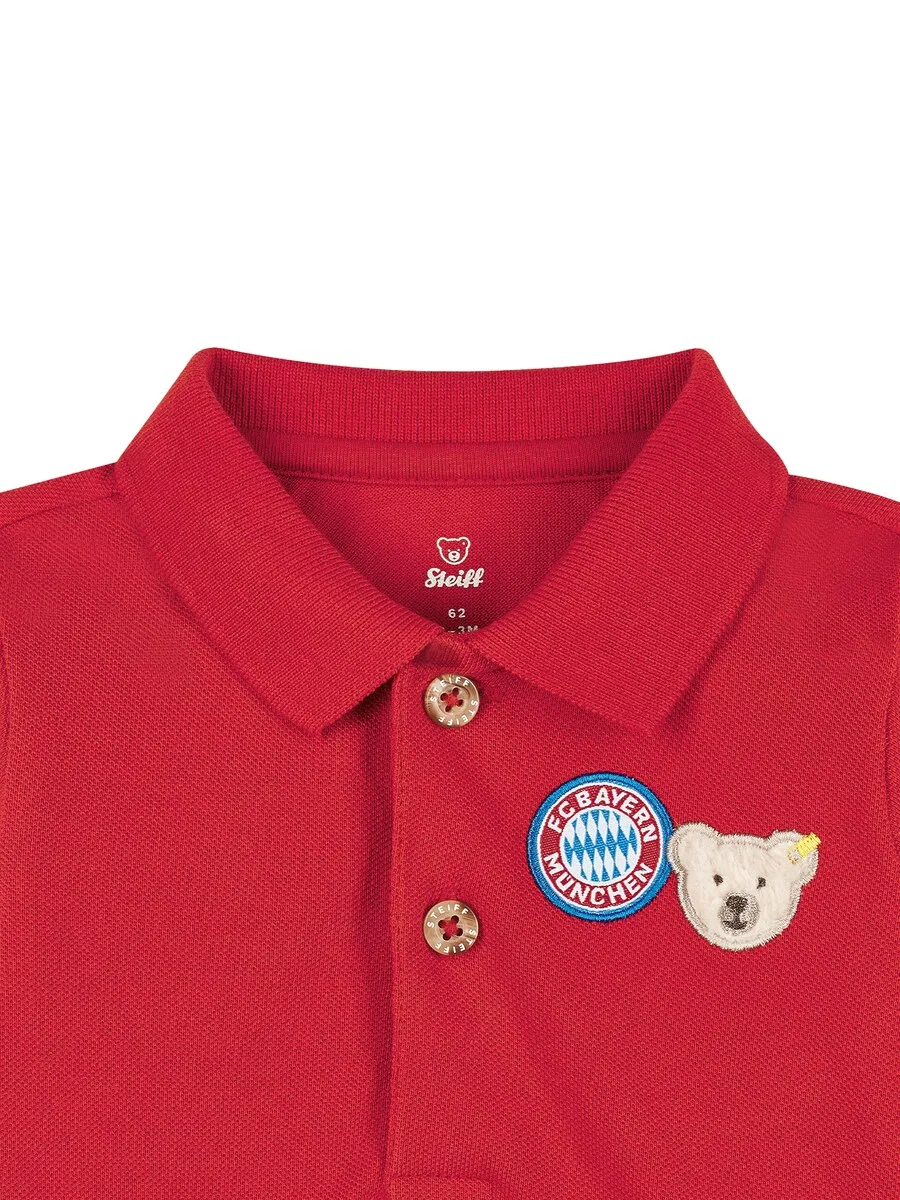 Футболка FC BAYERN MUNCHEN вишнево-красного цвета — фото 3
