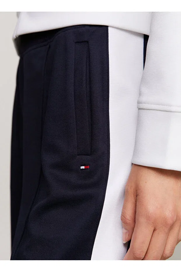Женские брюки с эластичным поясом Tommy Hilfiger, Navy Blue — фото 3