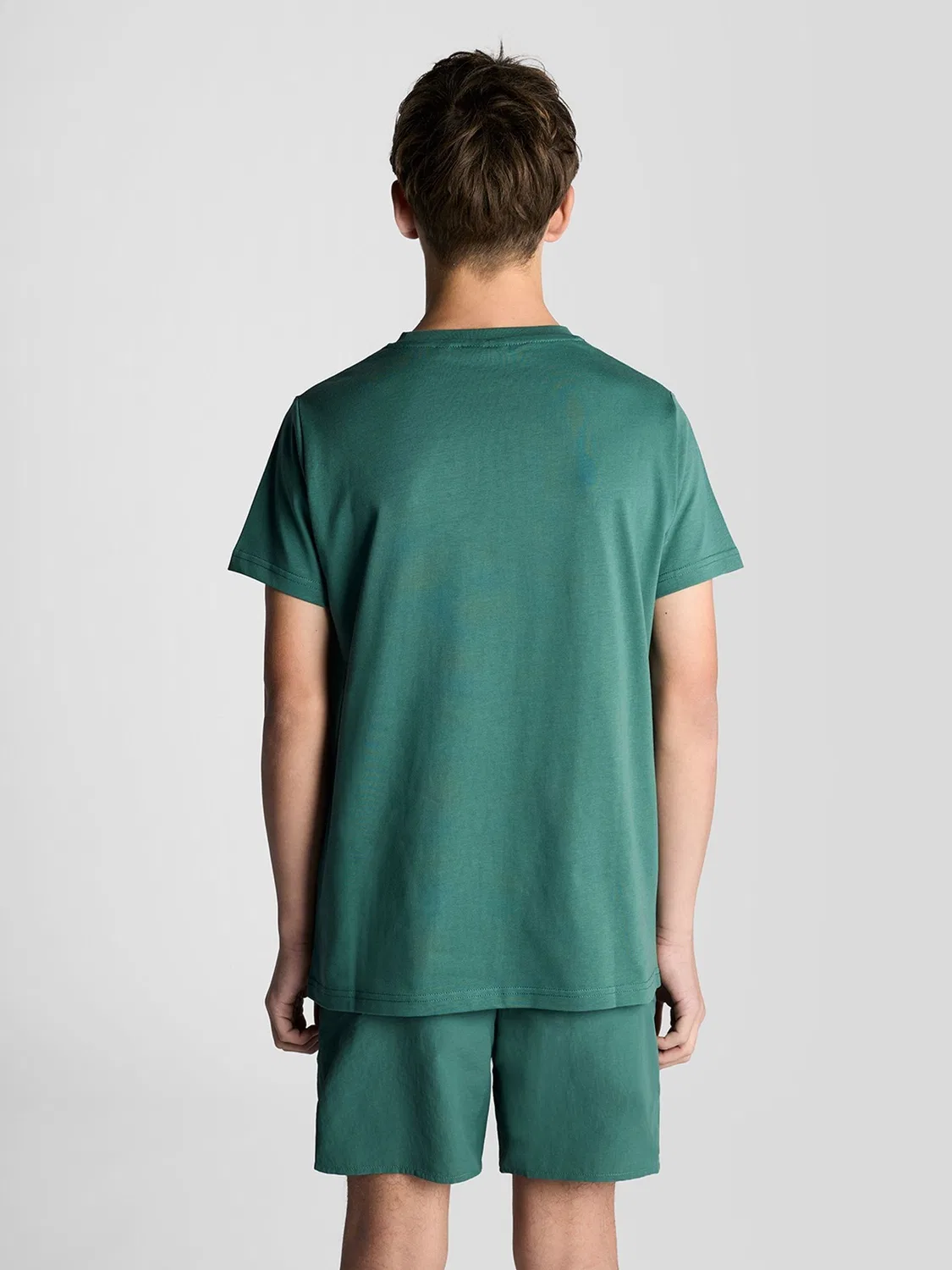 Футболка хлопковая Lyle & Scott, зеленый — фото 4