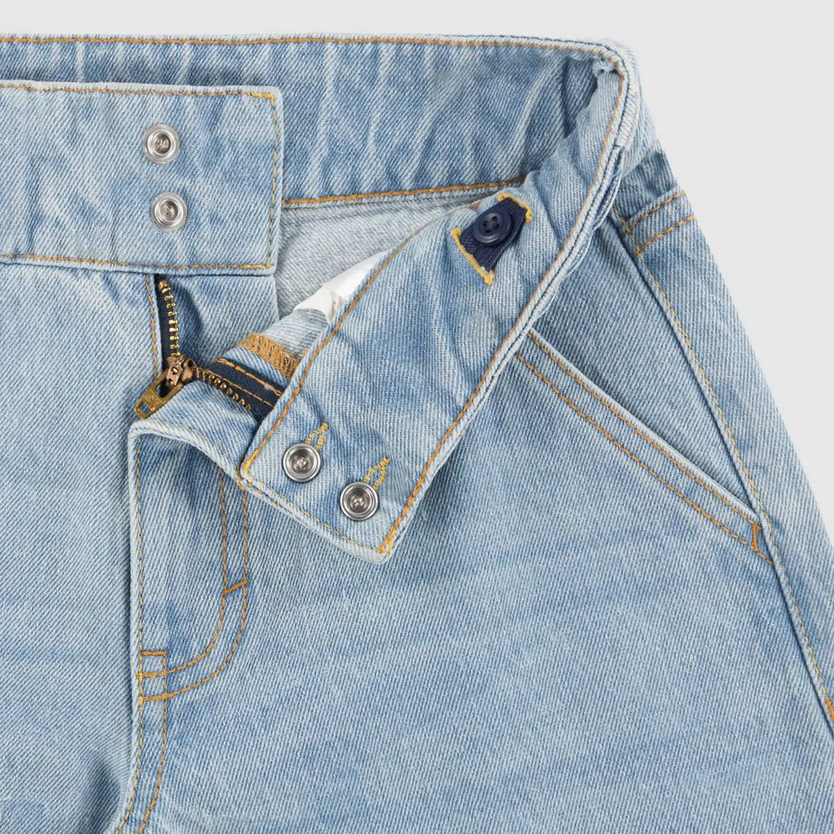 Свободные джинсы с высокой посадкой для девочек 7-16 лет Levi's, Hang Up - Light Wash — фото 3