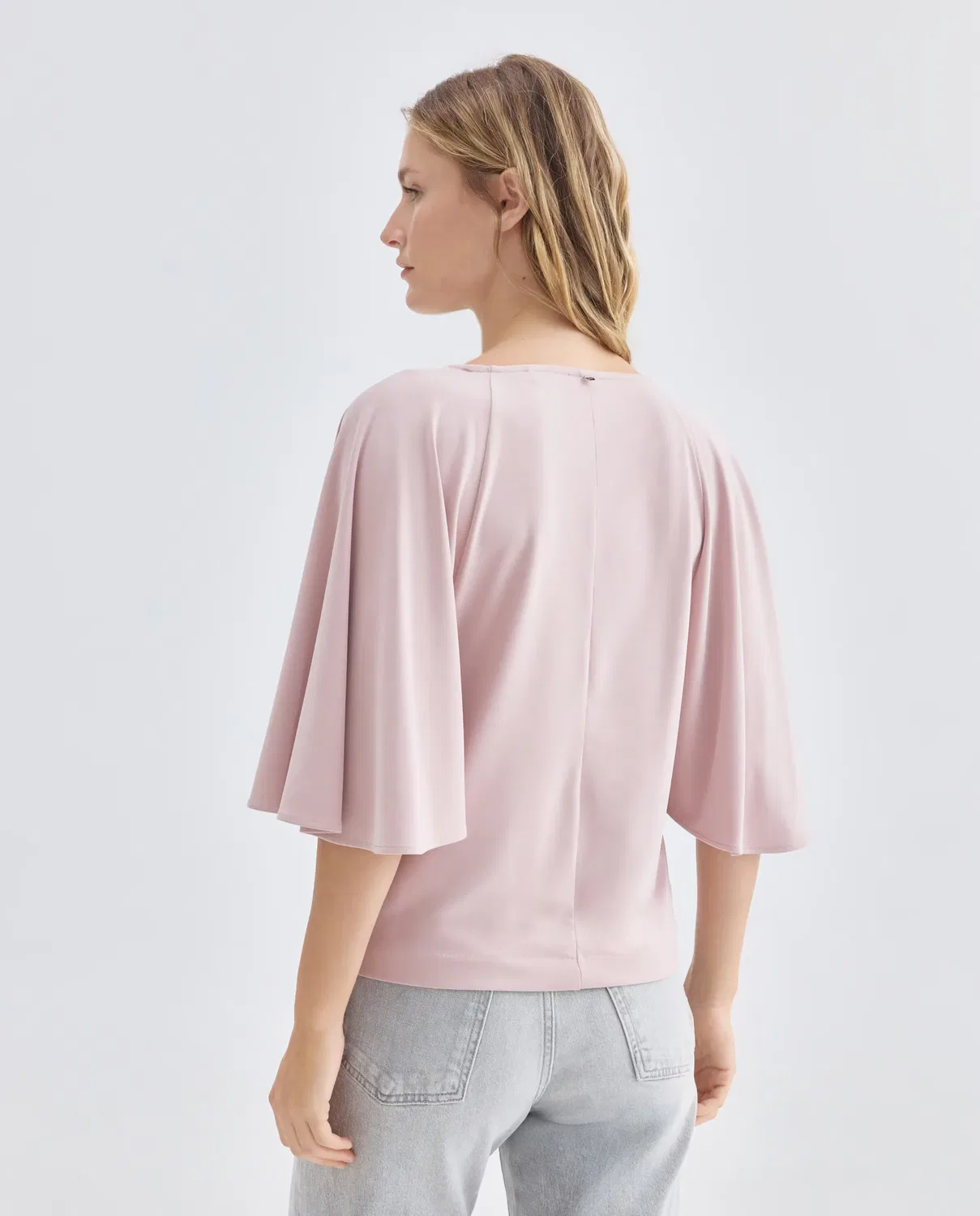 Женская футболка с коротким рукавом из модала Boss, Rosa — фото 3