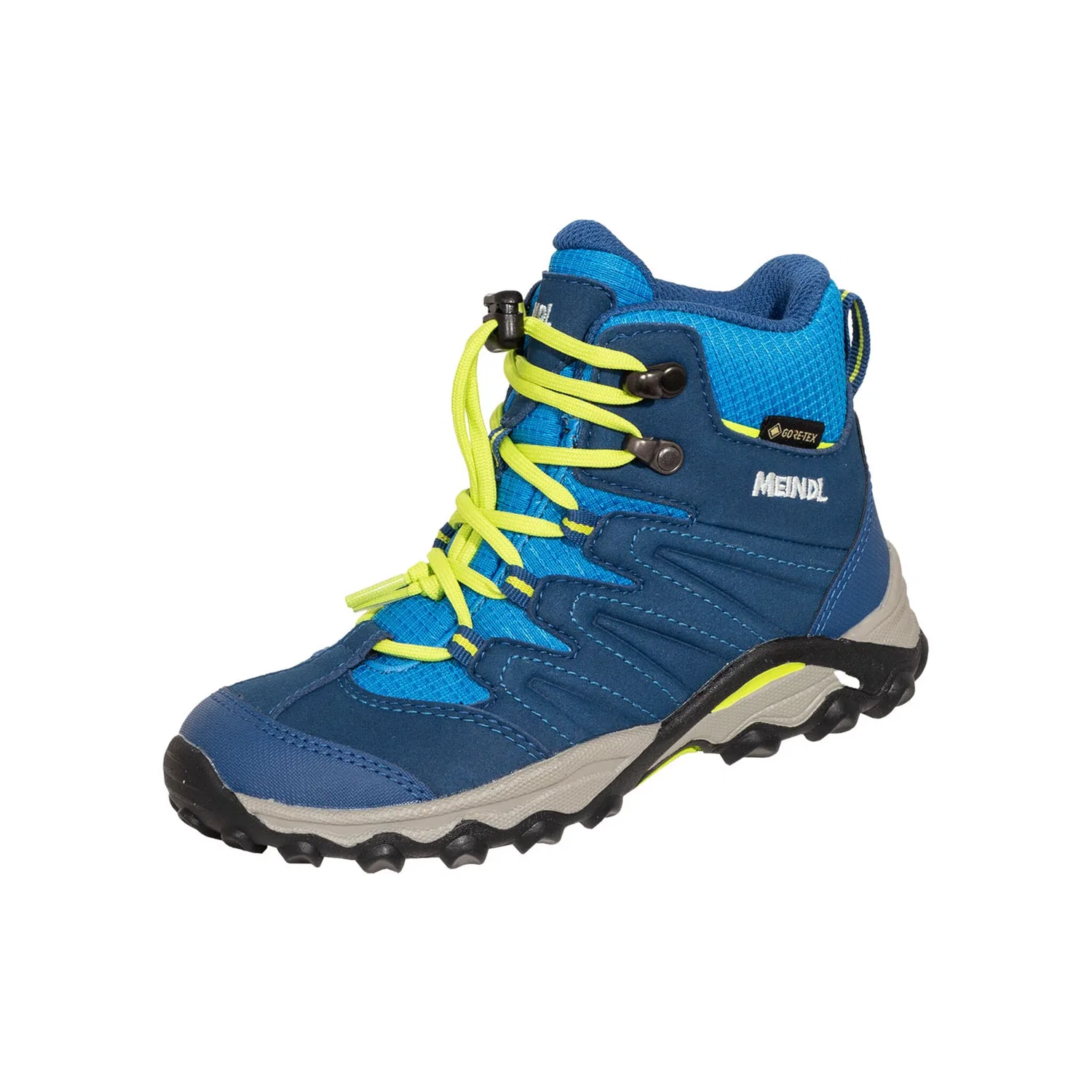 Детские зимние ботинки с мембраной Gore-Tex Arigo Junior Mid GTX Meindl, Navy Blue/Yellow
