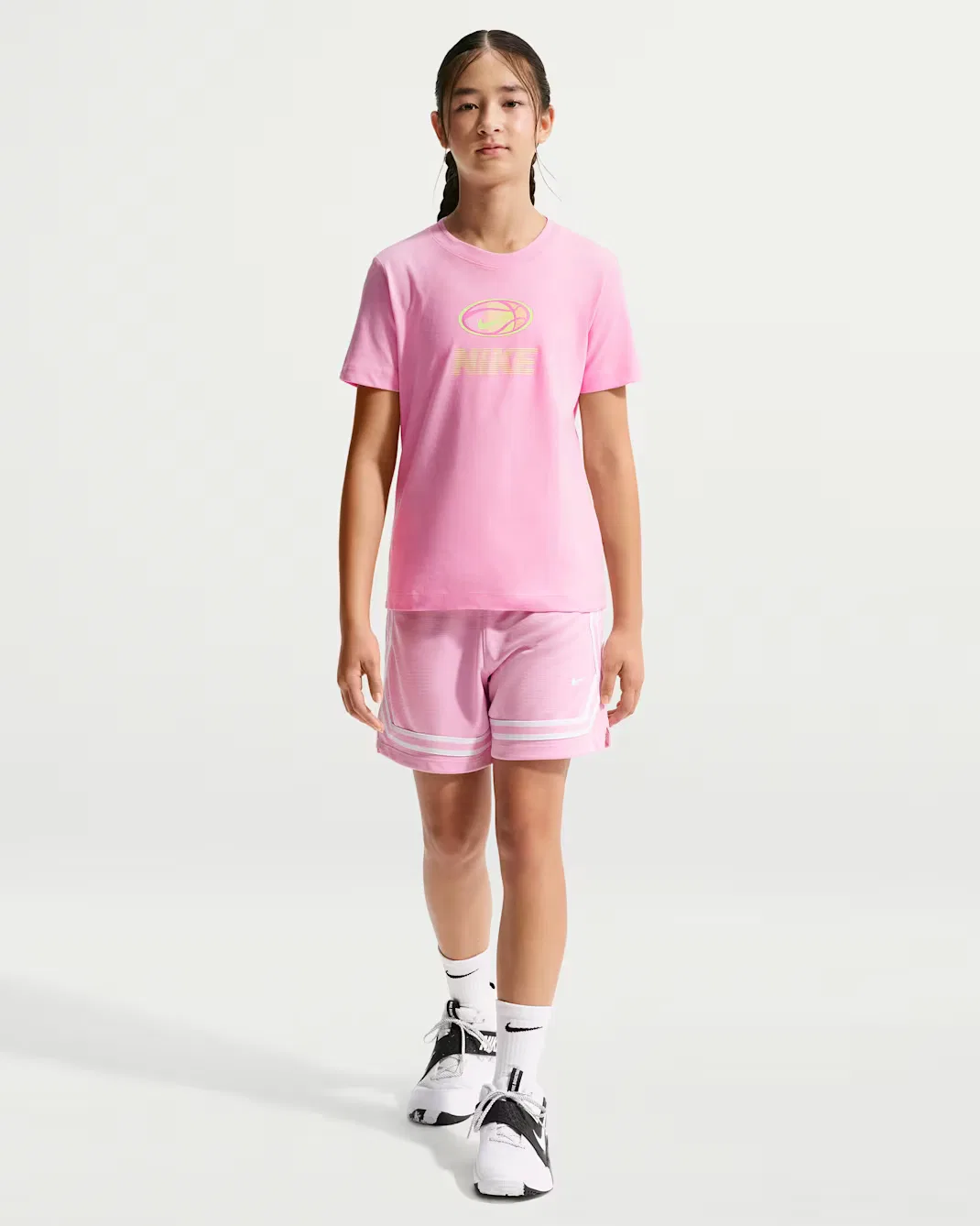Детская футболка Dri-FIT Nike, Pink Rise — фото 4
