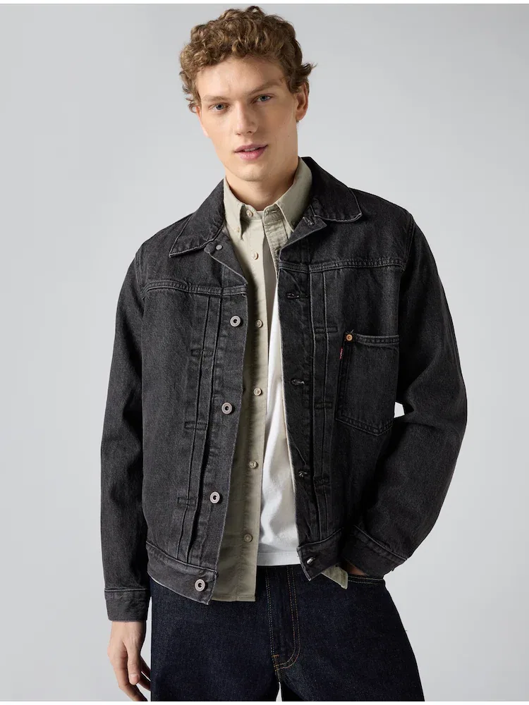 Куртка джинсовая Type I Trucker LEVIS, Blue — фото 2